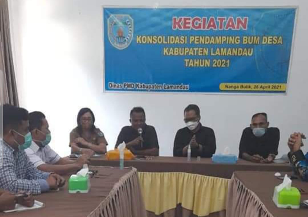 Konsolidasi Pendamping BUM Desa Kabupaten Lamandau Tahun 2021
